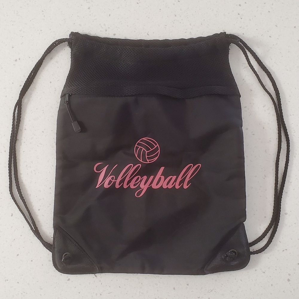 Volleyball drawstring bag